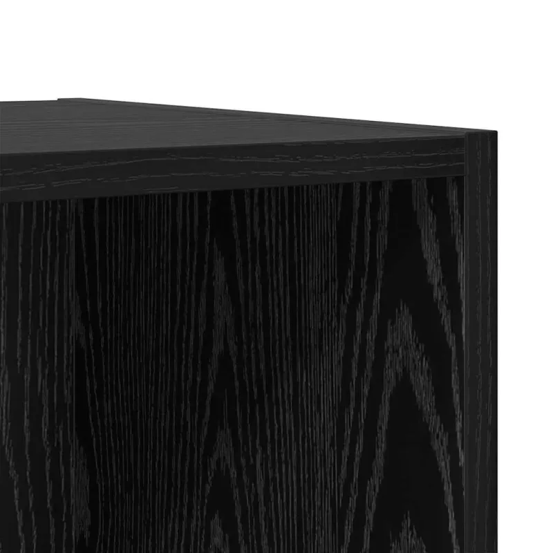 TV spintelių komplektas 4 pcs Juoda 37 x 37 x 142,5 cm