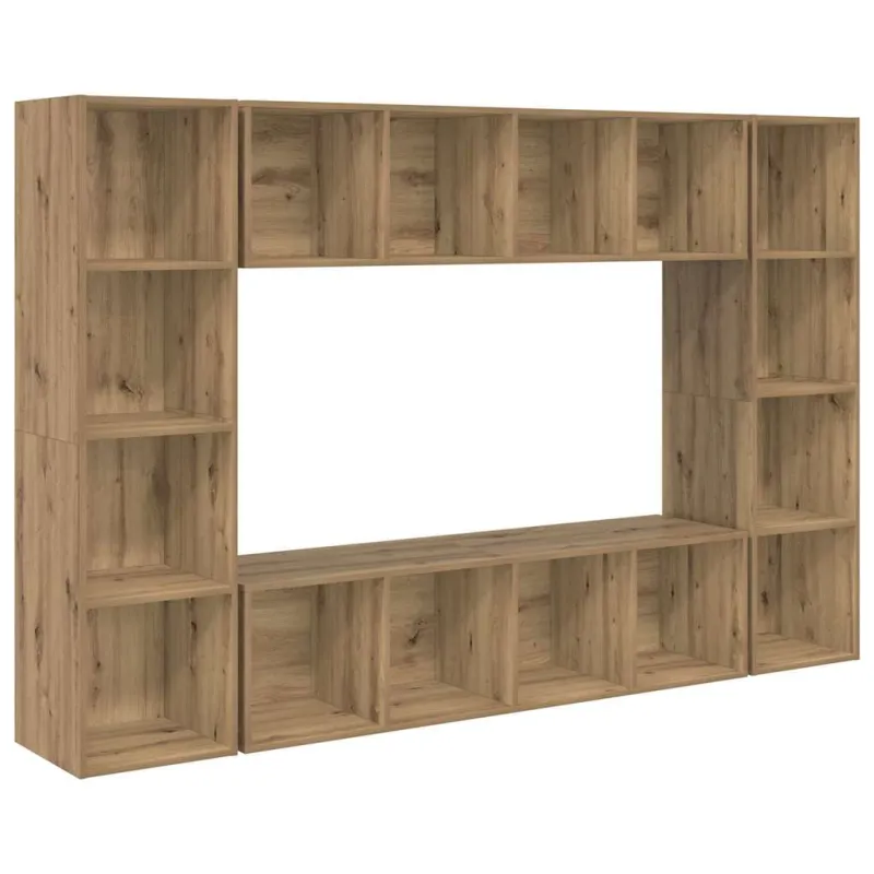 TV spintelių komplektas 4 pcs Ruda 37 x 37 x 142,5 cm