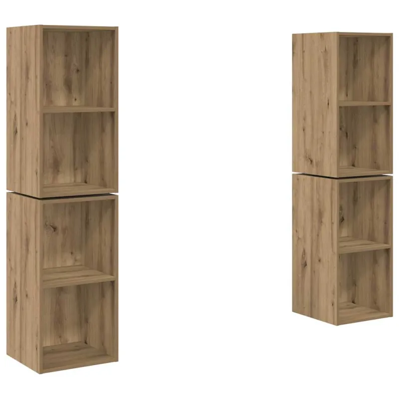 TV spintelių komplektas 4 pcs Amatininkų ąžuolas