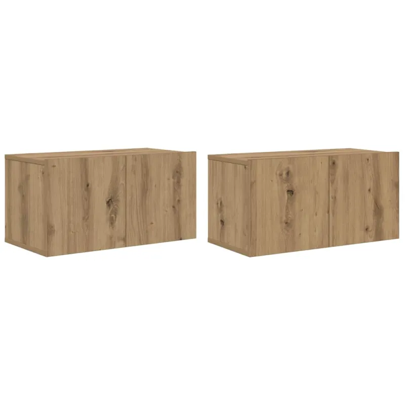 TV spintelių komplektas 4 pcs Amatininkų ąžuolas
