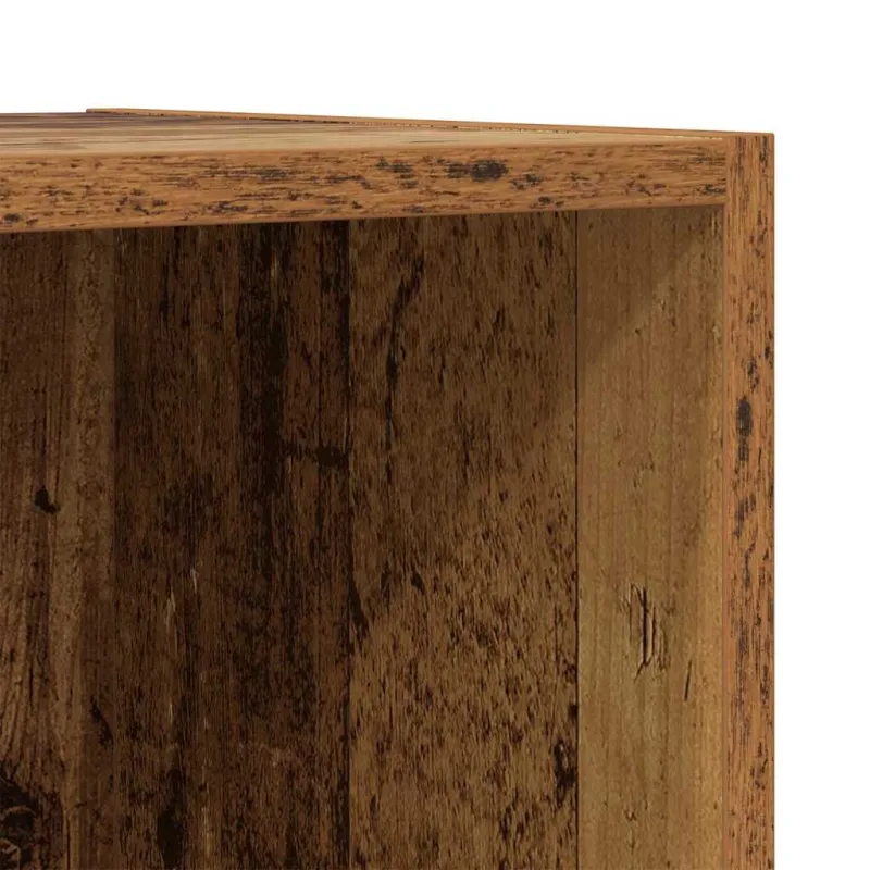 TV spintelių komplektas 2 pcs Senovinis medis 37 x 37 x 107 cm