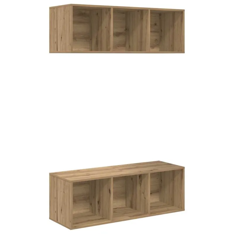TV spintelių komplektas 2 pcs Amatininkų ąžuolas