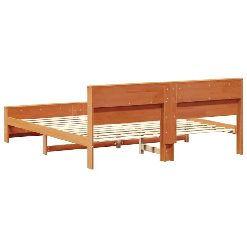 Lovos rėmas Vaško ruda 200 x 200 cm Tvirtas pušies medis