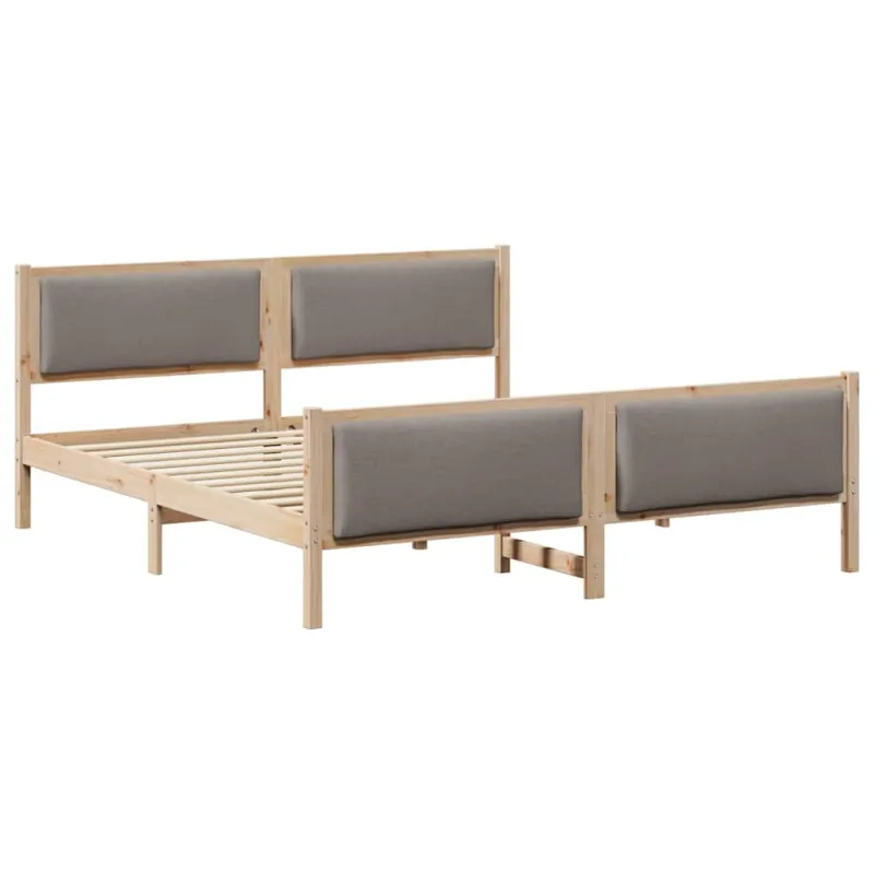 Lovos rėmas su galvūgalio Tortora 200 x 200 cm audinys