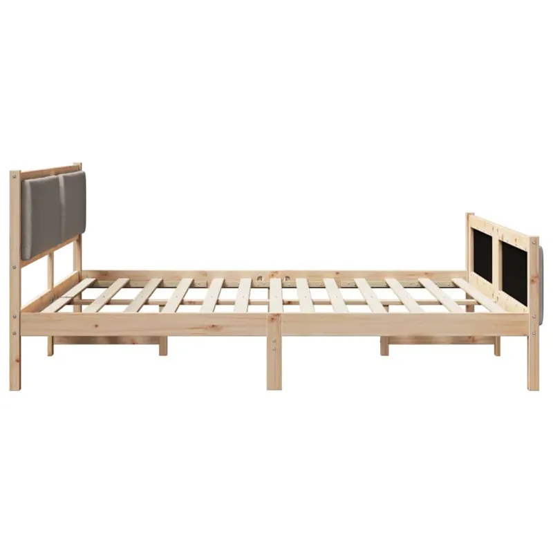 Lovos rėmas su galvūgalio Tortora 200 x 200 cm audinys
