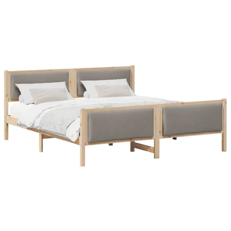 Lovos rėmas su galvūgalio Tortora 180 x 200 cm audinys