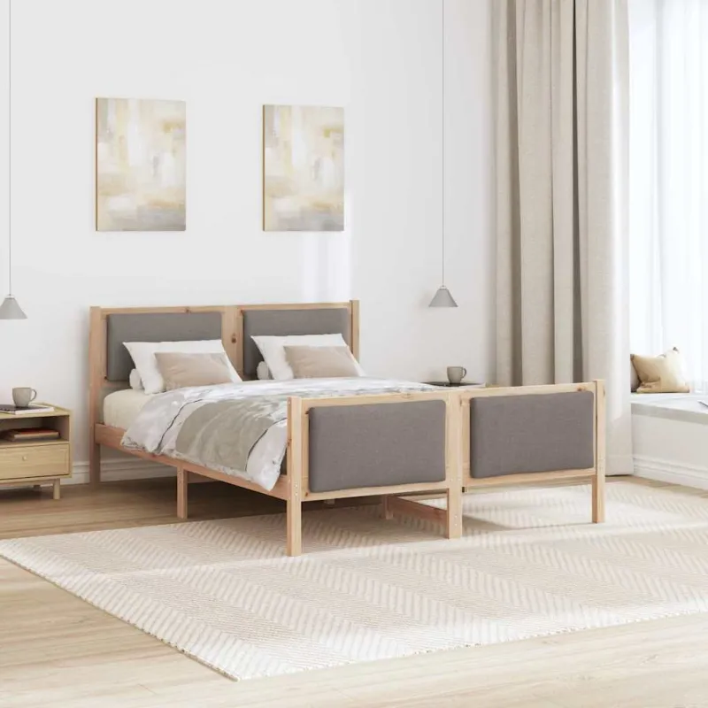 Lovos rėmas su galvūgalio Tortora 160 x 200 cm audinys
