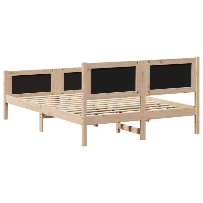 Lovos rėmas su galvūgalio Šviesiai pilka 140 x 200 cm audinys