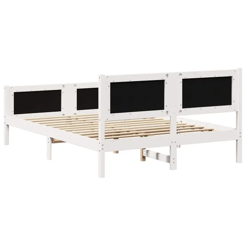 Lovos rėmas Šviesiai pilka 140 x 200 cm Kietos pušies mediena