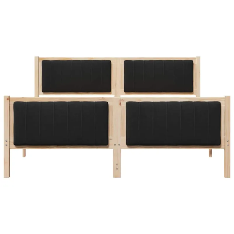 Lovos rėmas Ruda ir juoda 150 x 200 cm Pušies masyvas
