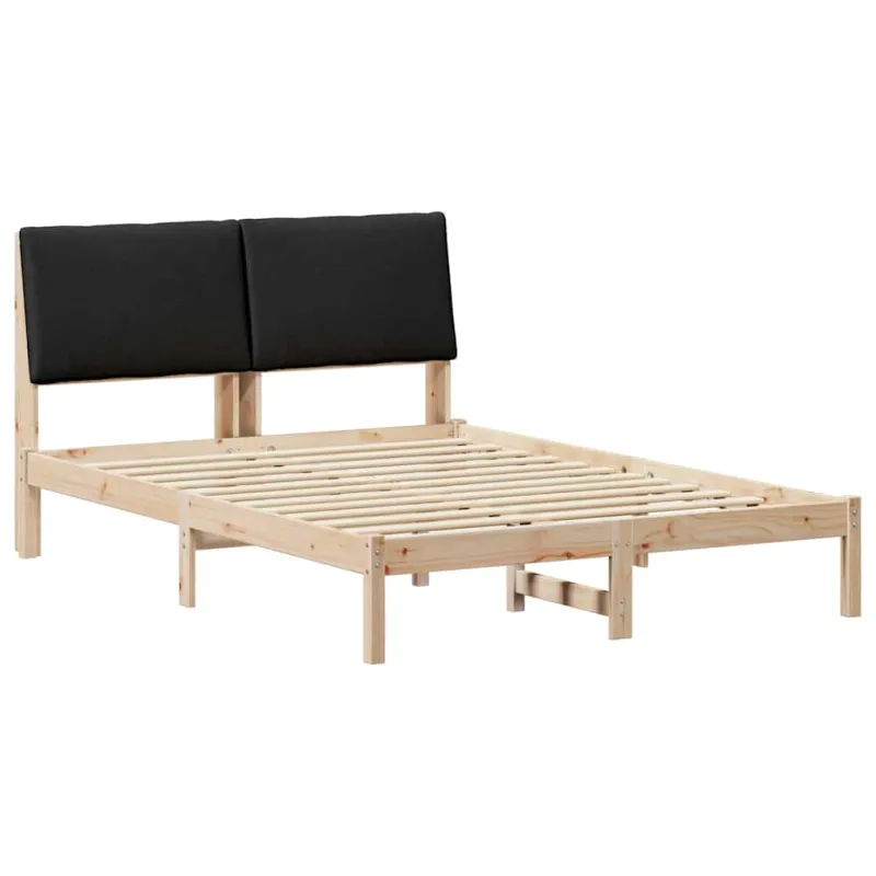 Lovos rėmas Ruda ir juoda 150 x 200 cm Pušies masyvas