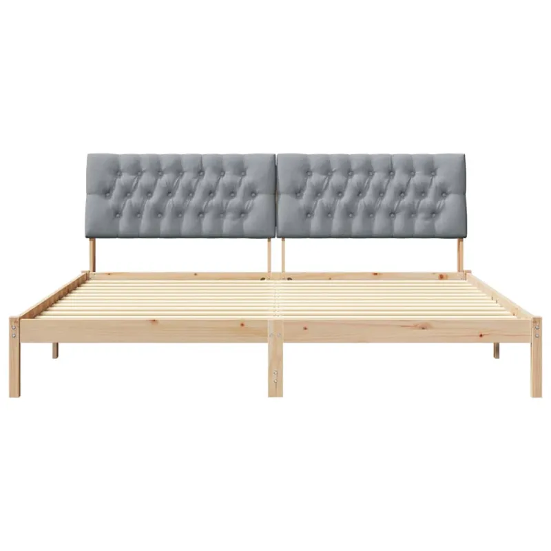 Lovo rėmas su apmuštu galvūgaliu Ruda 200 x 200 cm