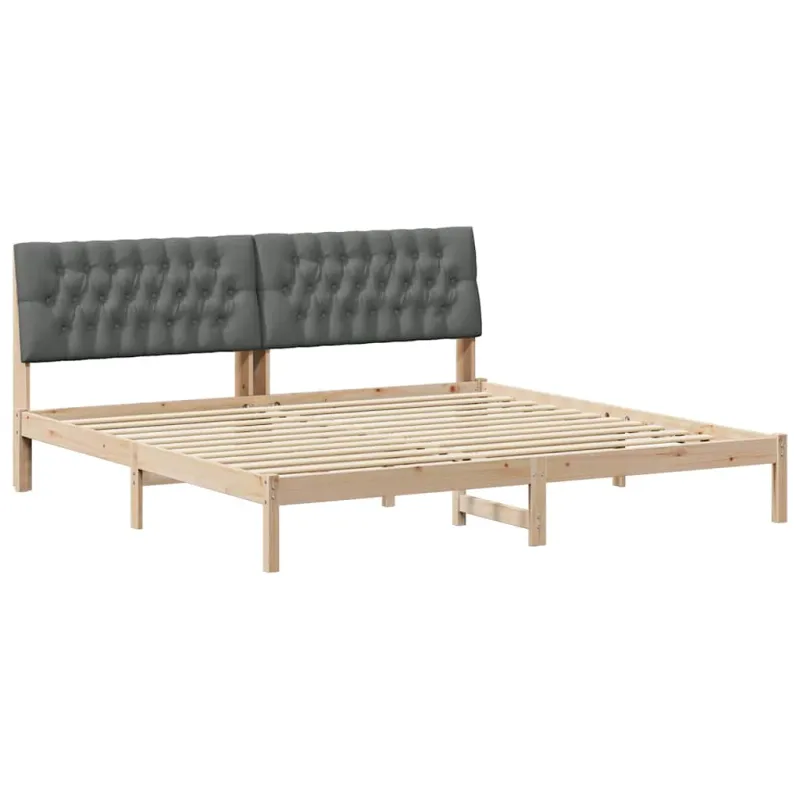 Lovo rėmas su apmuštu galvūgaliu Ruda 200 x 200 cm