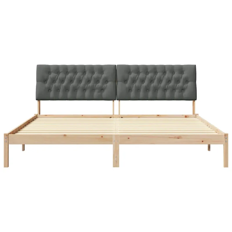 Lovo rėmas su apmuštu galvūgaliu Ruda 200 x 200 cm