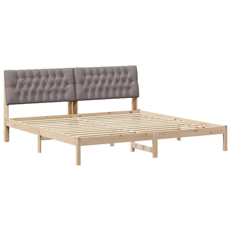 Lovo rėmas su apmuštu galvūgaliu Ruda 200 x 200 cm