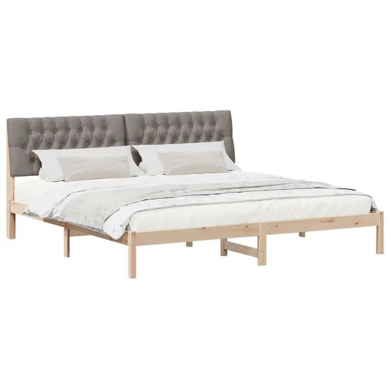 Lovo rėmas su apmuštu galvūgaliu Ruda 200 x 200 cm