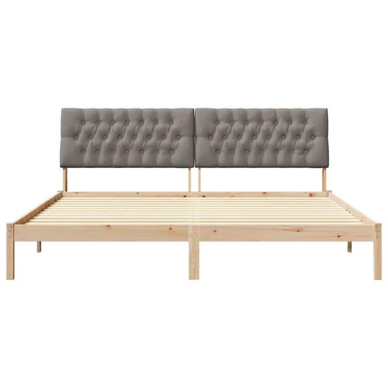 Lovo rėmas su apmuštu galvūgaliu Ruda 200 x 200 cm