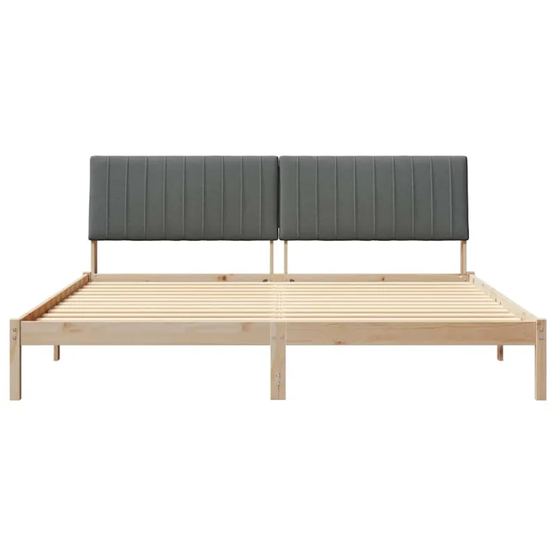 Lovos rėmas Ruda 200 x 200 cm Kietos pušies mediena
