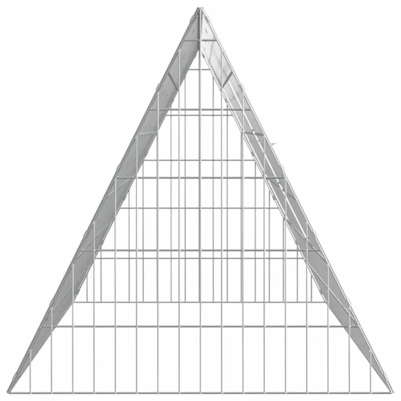 Vištų narvas Sidabro 215 x 55 x 55 cm Cinkuota plienas