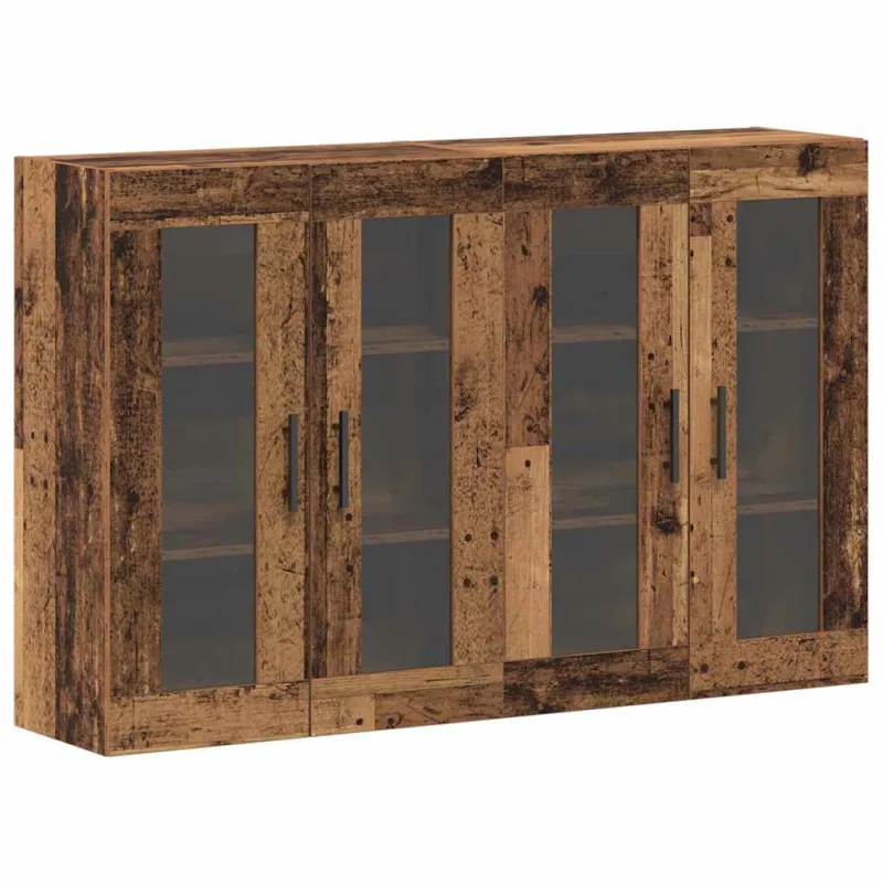 Sieniniai spintelės 2 pcs Sena mediena 69,5 x 34 x 90 cm