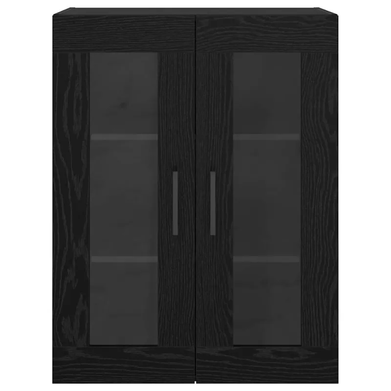 Sieniniai spintelės 2 pcs juoda ąžuolo 69,5 x 34 x 90 cm