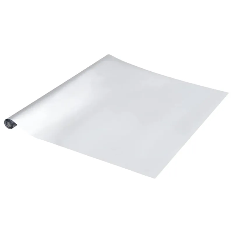 Baldų lipdukas Sidabro 90 x 500 cm Plastmasė