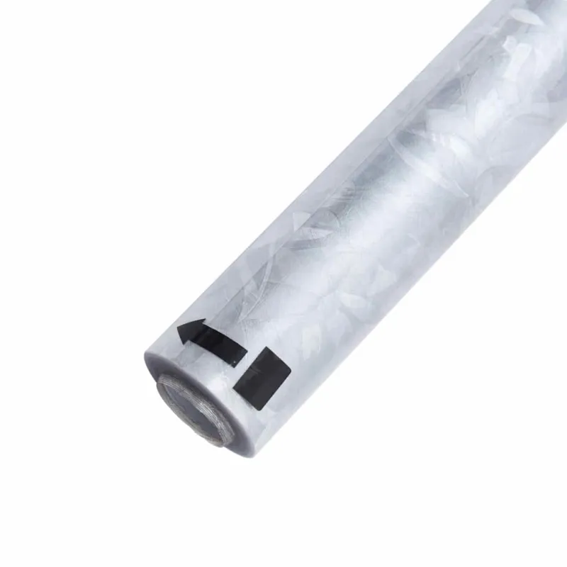 Elektrostatinė langų plėvelė Gėlių raštas 45 x 500 cm PVC