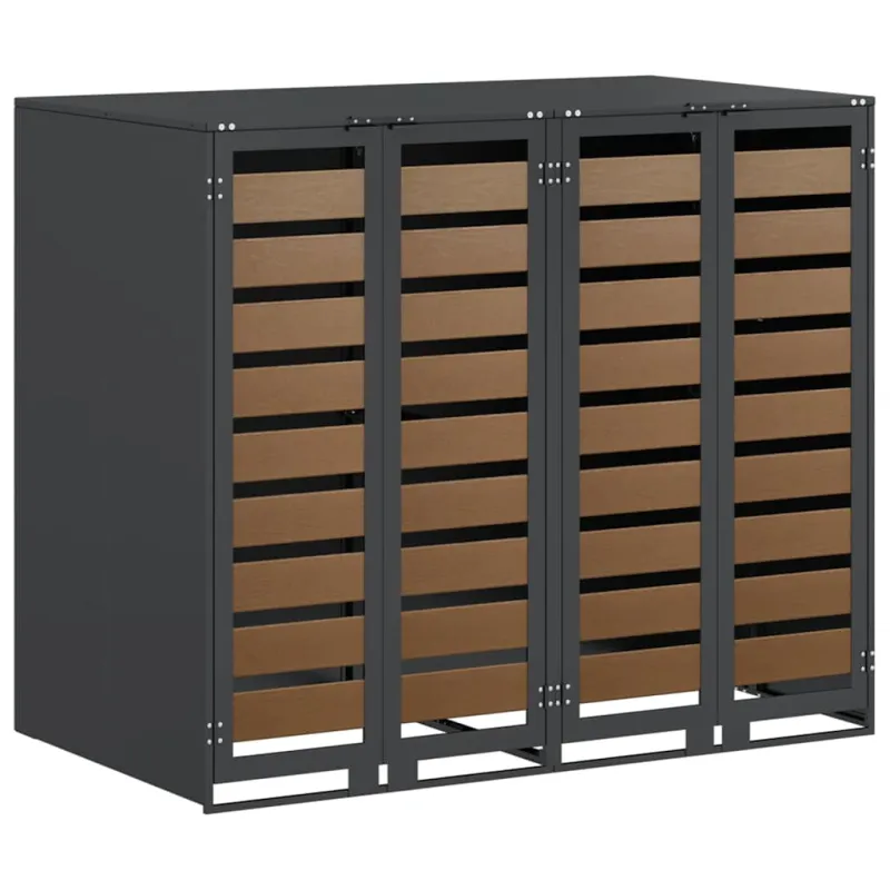 Rato konteinerių laikymas 3 konteineriams 340 x 77.5 x 115.5 cm
