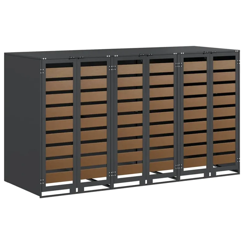 Rato konteinerių laikymas 3 konteineriams 340 x 77.5 x 115.5 cm