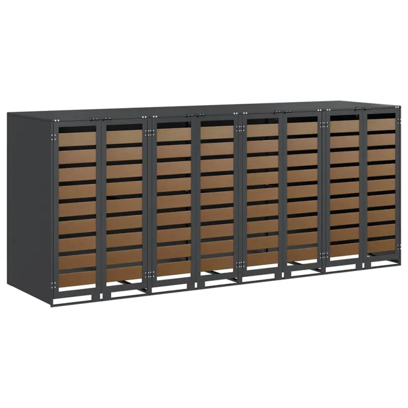 Rato konteinerių laikymas 3 konteineriams 340 x 77.5 x 115.5 cm