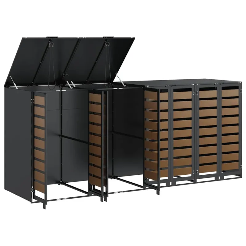Rato konteinerių laikymas 3 konteineriams 340 x 77.5 x 115.5 cm