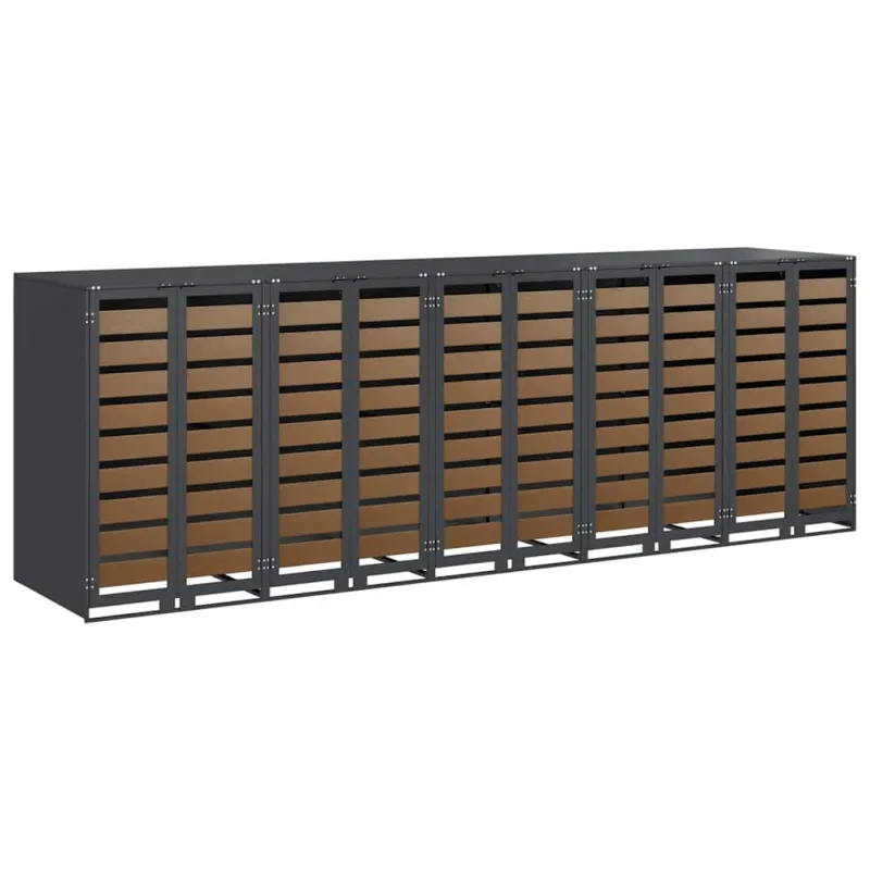 Rato konteinerių laikymas 3 konteineriams 340 x 77.5 x 115.5 cm