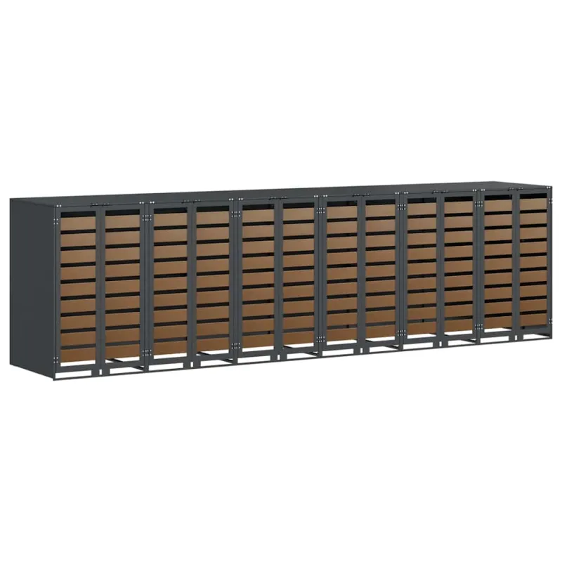 Rato konteinerių laikymas 3 konteineriams 340 x 77.5 x 115.5 cm