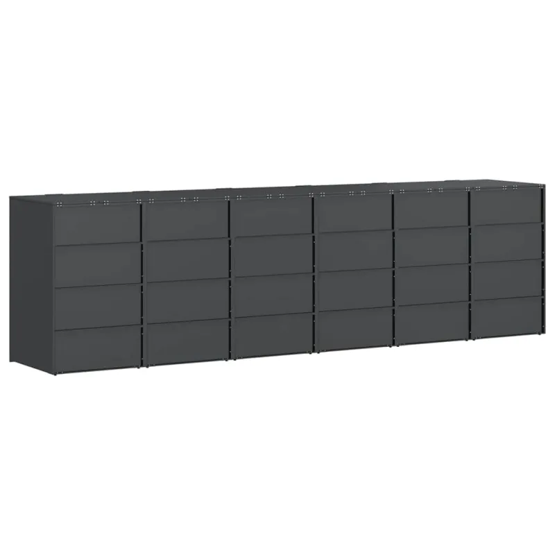Rato konteinerių laikymas 3 konteineriams 340 x 77.5 x 115.5 cm