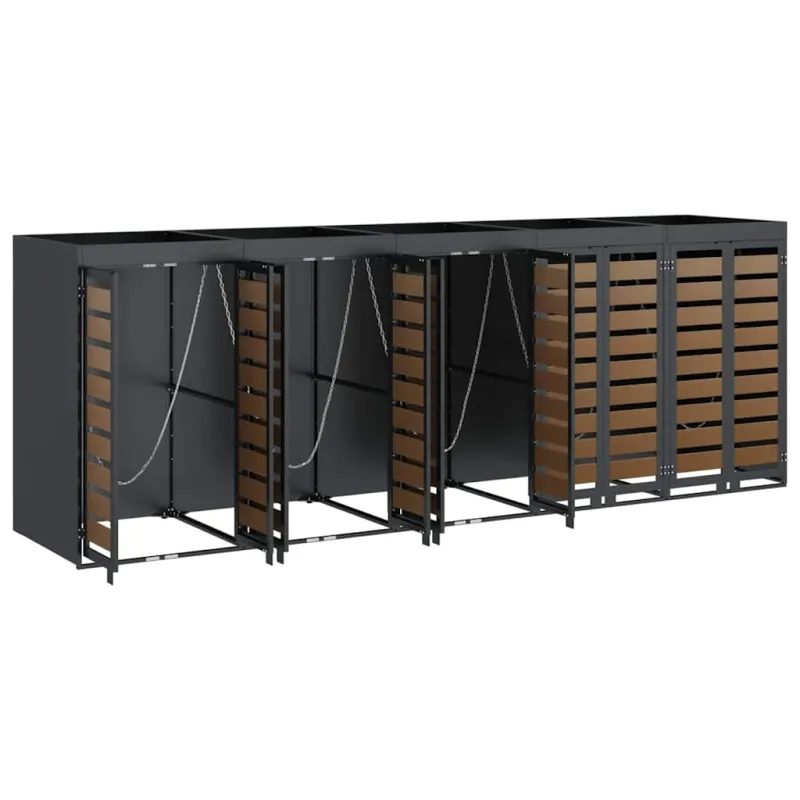 Rato konteinerių laikymas 3 konteineriams 340 x 77.5 x 115.5 cm