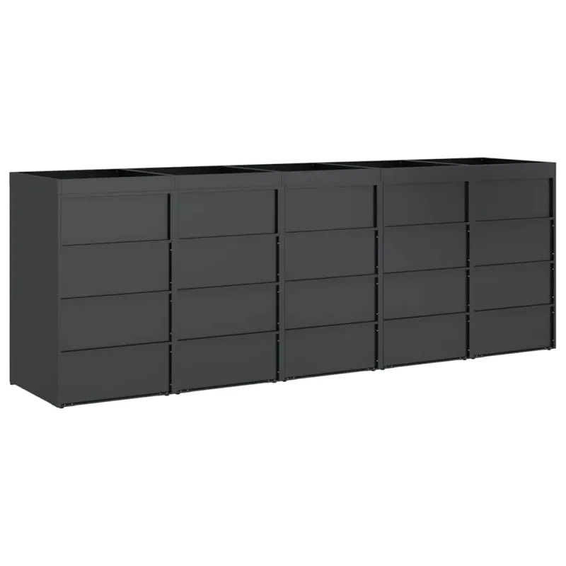Rato konteinerių laikymas 3 konteineriams 340 x 77.5 x 115.5 cm