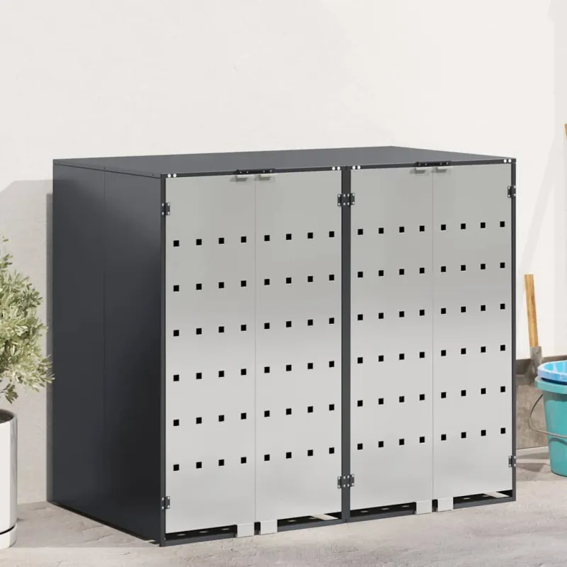 Rato konteinerių laikymas 3 konteineriams 340 x 77.5 x 115.5 cm