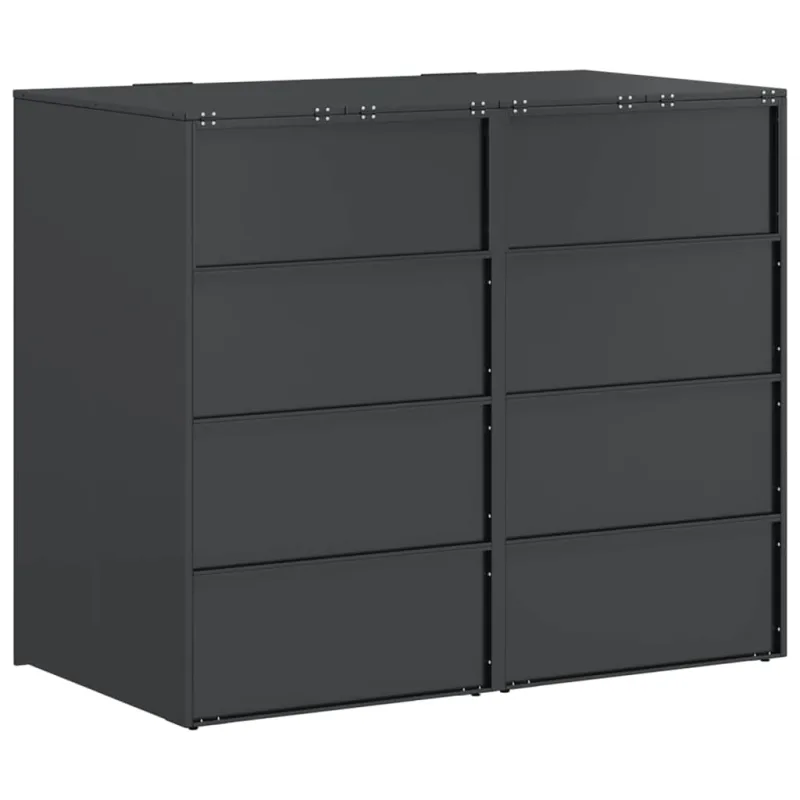 Rato konteinerių laikymas 3 konteineriams 340 x 77.5 x 115.5 cm