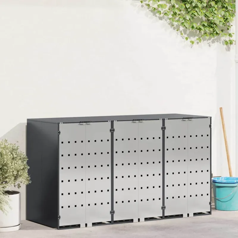 Rato konteinerių laikymas 3 konteineriams 340 x 77.5 x 115.5 cm