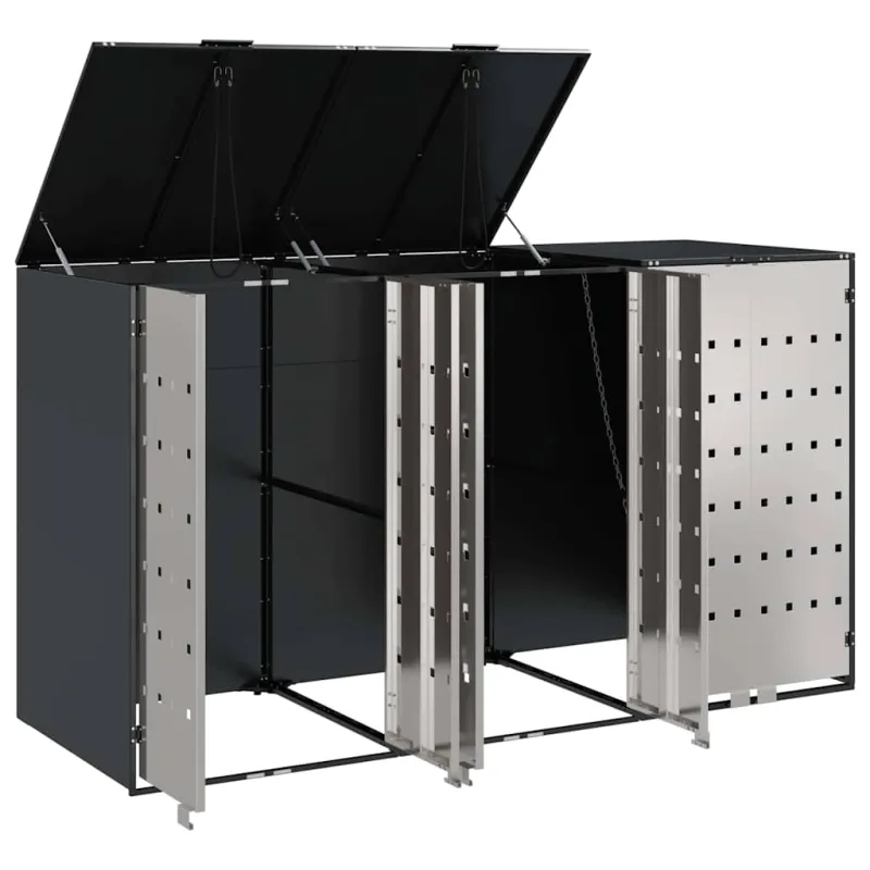 Rato konteinerių laikymas 3 konteineriams 340 x 77.5 x 115.5 cm