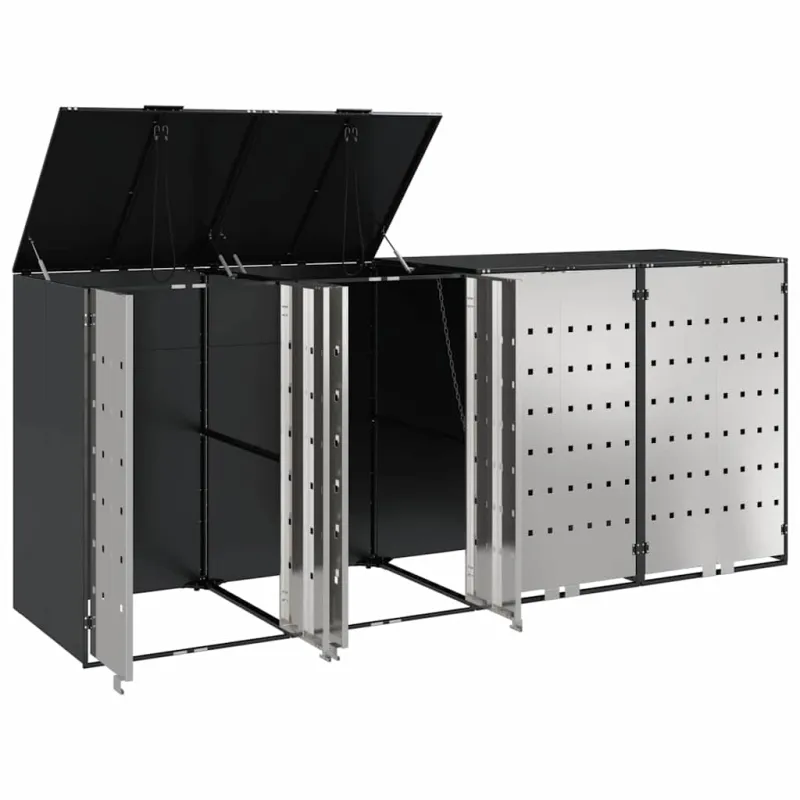 Rato konteinerių laikymas 3 konteineriams 340 x 77.5 x 115.5 cm