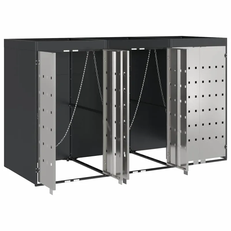Rato konteinerių laikymas 3 konteineriams 340 x 77.5 x 115.5 cm
