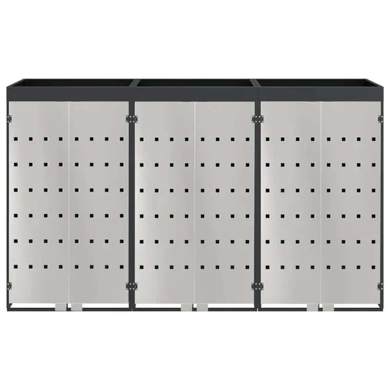 Rato konteinerių laikymas 3 konteineriams 340 x 77.5 x 115.5 cm