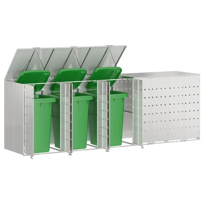 Rato konteinerių laikymas 3 konteineriams 340 x 77.5 x 115.5 cm
