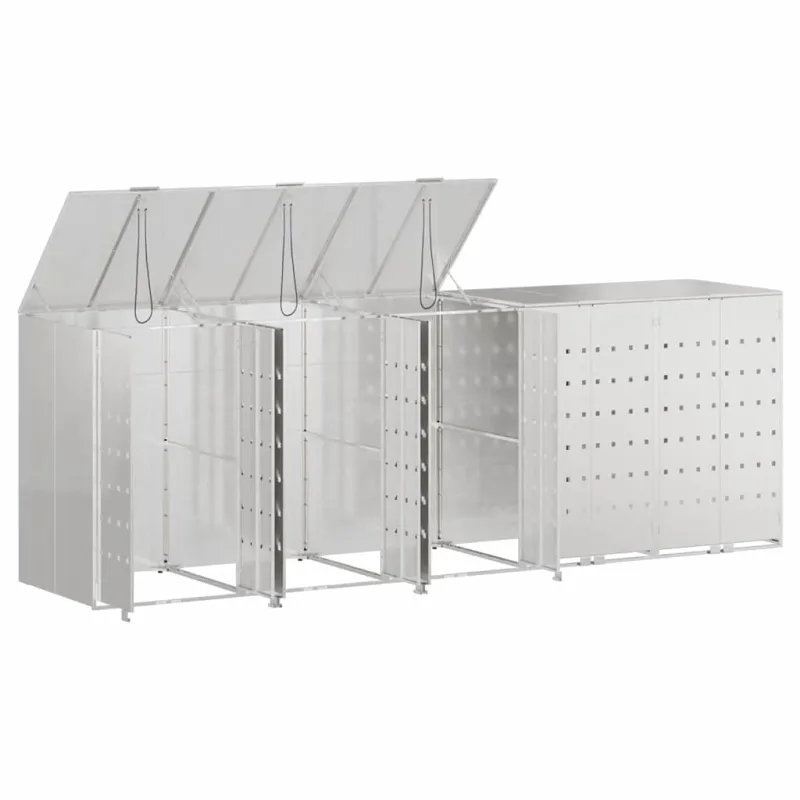 Rato konteinerių laikymas 3 konteineriams 340 x 77.5 x 115.5 cm