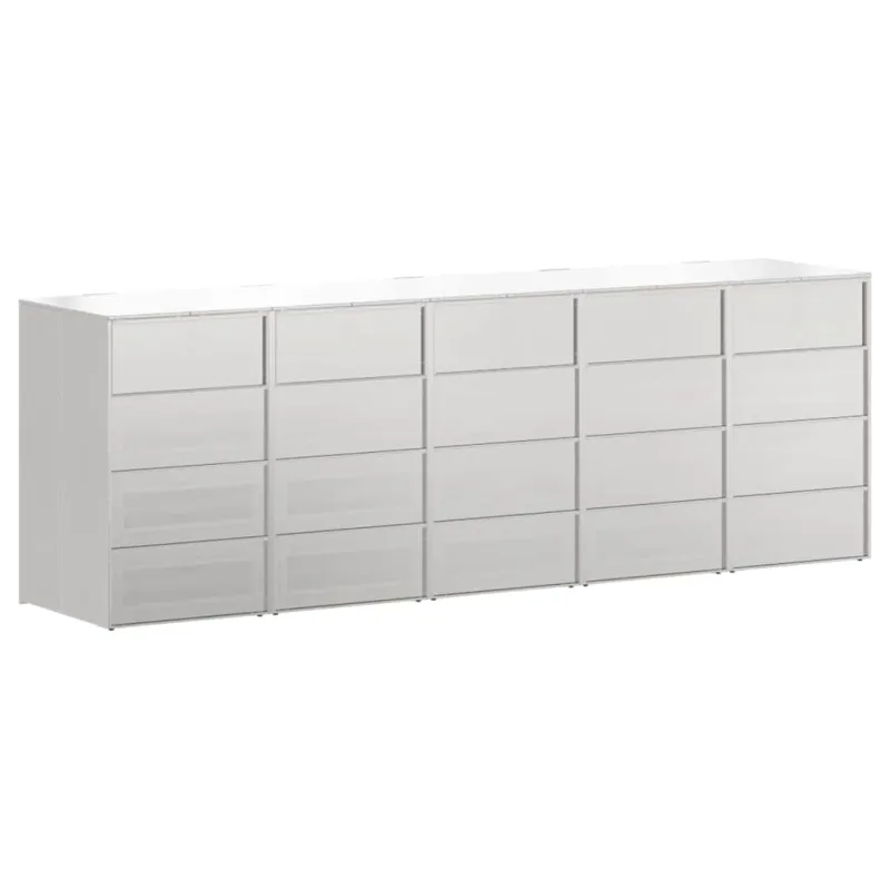 Rato konteinerių laikymas 3 konteineriams 340 x 77.5 x 115.5 cm