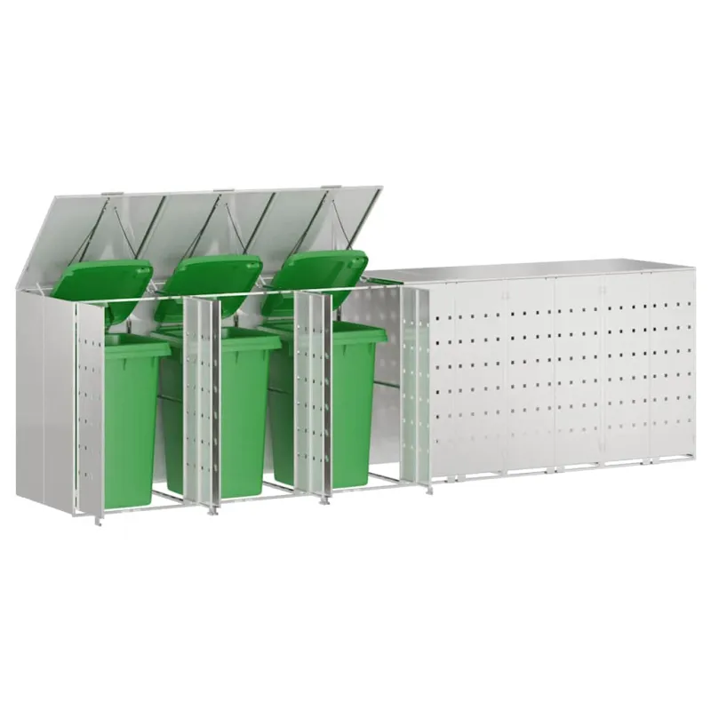 Rato konteinerių laikymas 3 konteineriams 340 x 77.5 x 115.5 cm
