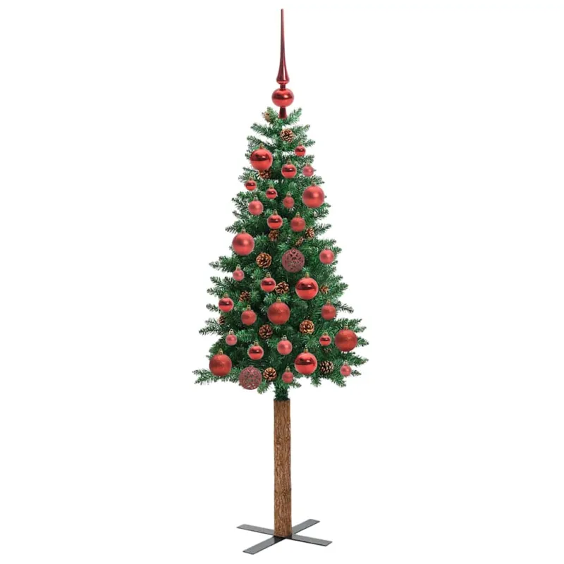 Lieknas Kalėdų eglutė Žalia 150 cm PVC ir kietasis pušų medis