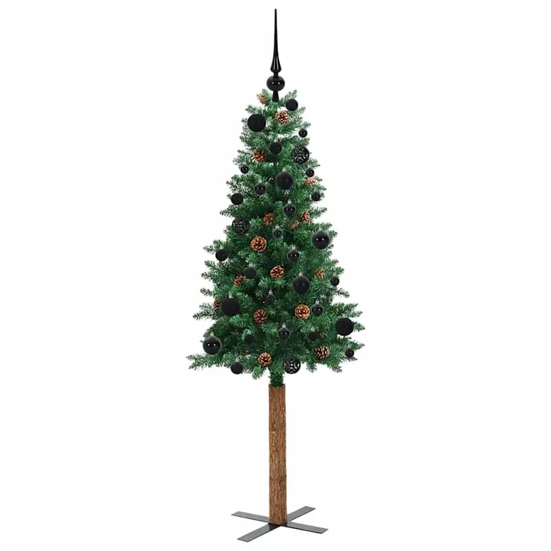 Lieknas Kalėdų eglutė Žalia 150 cm PVC ir kietasis pušų medis