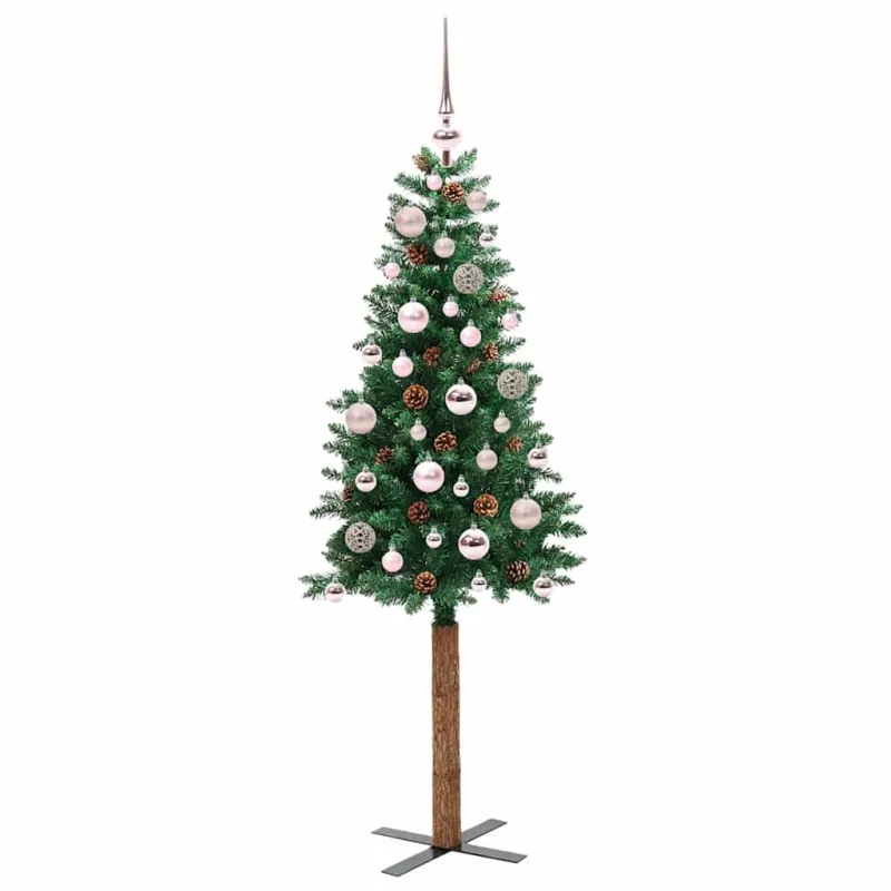 Lieknas Kalėdų eglutė Žalia 150 cm PVC ir kietasis pušų medis